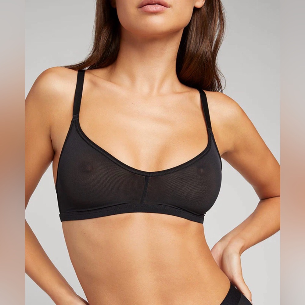 Negative Underwear Sieve Non Wire Mesh Bra NWT